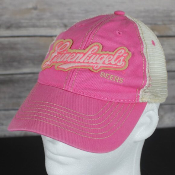 Leinenkugel\'s Beer Hot Pink Mesh Back Baseball Cap Hat Adjustable Legacy Canvas main image 6